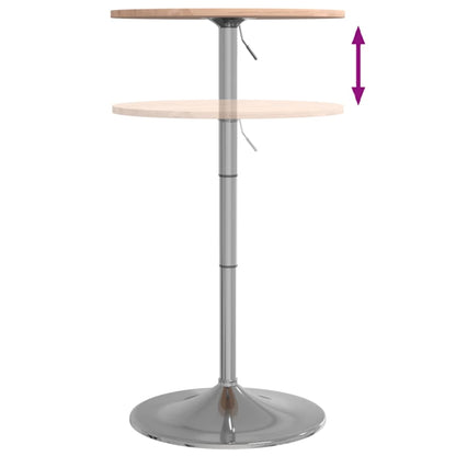 Bar Table Ø50x89.5 cm Solid Wood Beech