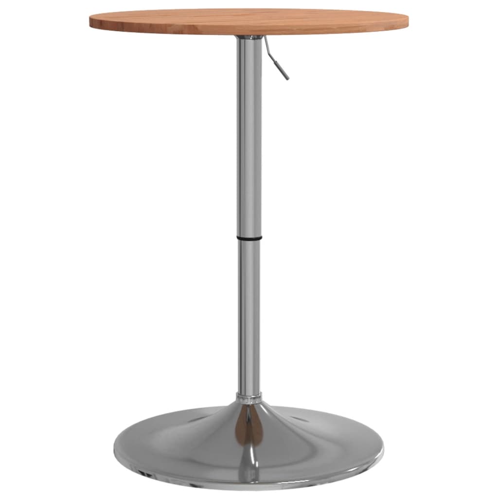 Bar Table Ø50x89.5 cm Solid Wood Beech