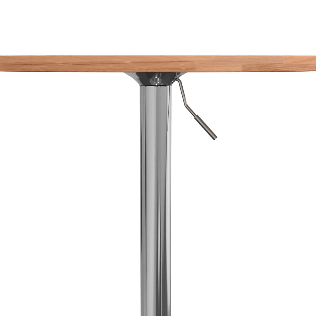 Bar Table Ø50x89.5 cm Solid Wood Beech