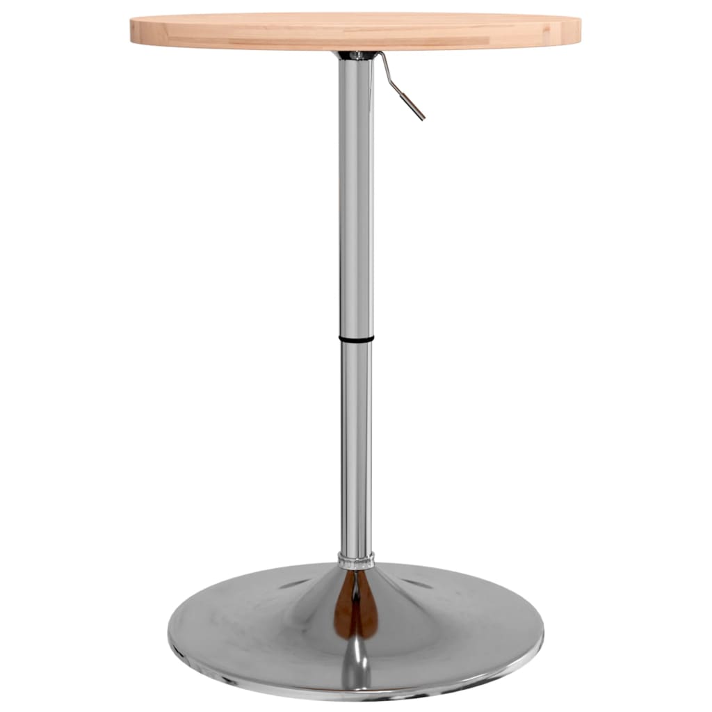 Bar Table Ø50x90.5 cm Solid Wood Beech