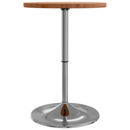 Bar Table Ø50x90.5 cm Solid Wood Beech