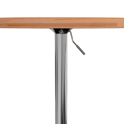 Bar Table Ø50x90.5 cm Solid Wood Beech