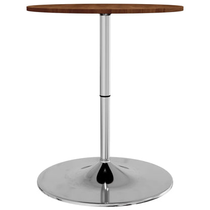 Bar Table Dark Brown Ø60x89.5 cm Solid Wood Beech