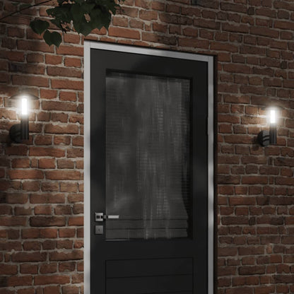 Outdoor Wall Lights 2pcs Black Stainless Steel