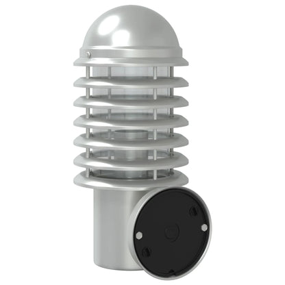 Outdoor Wall Light Silver Stainless Steel