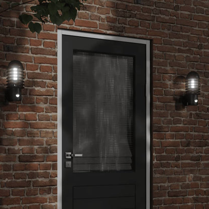 Outdoor Wall Light with Sensor Black Stainless Steel