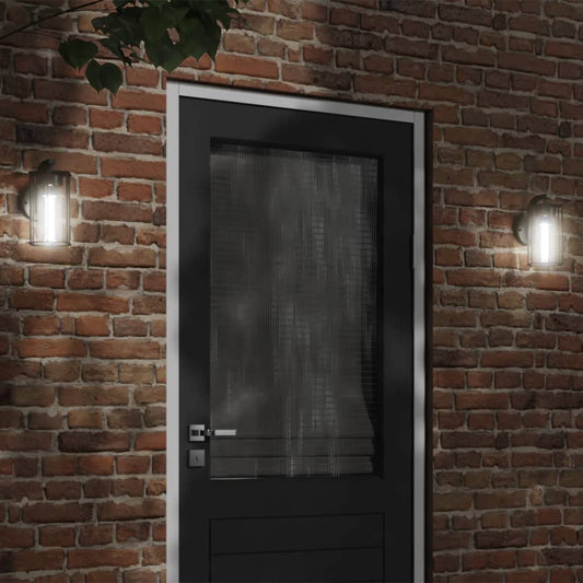 Outdoor Wall Light Black Stainless Steel