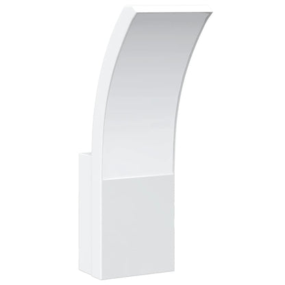 Outdoor LED Wall Light White Die-cast Aluminium