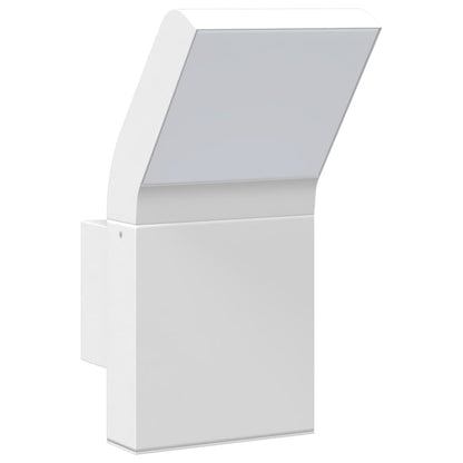 Outdoor LED Wall Light White Die-cast Aluminium