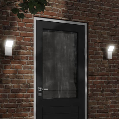 Outdoor LED Wall Light White Die-cast Aluminium