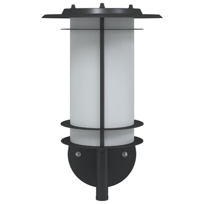 Outdoor Wall Lights 2pcs Black Stainless Steel