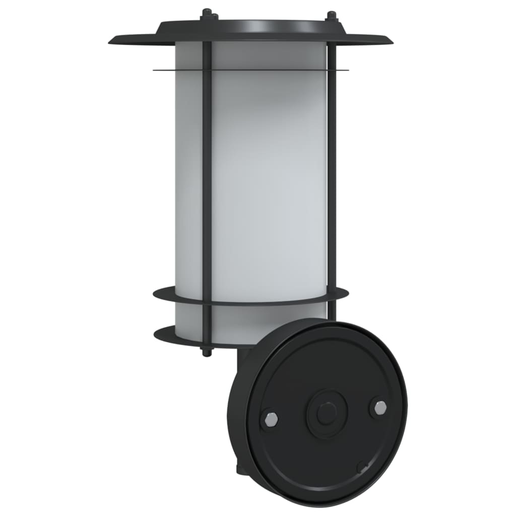 Outdoor Wall Lights 2pcs Black Stainless Steel