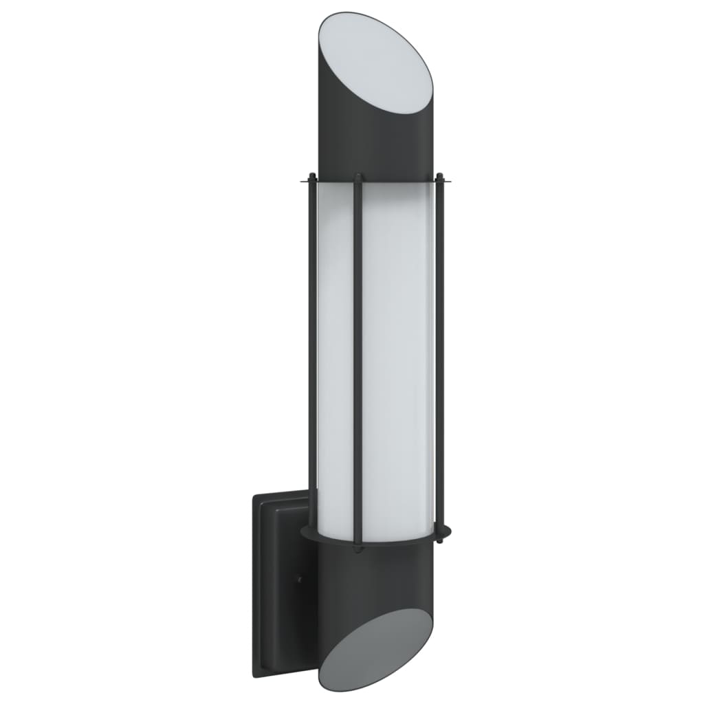 Outdoor Wall Light Black Stainless Steel