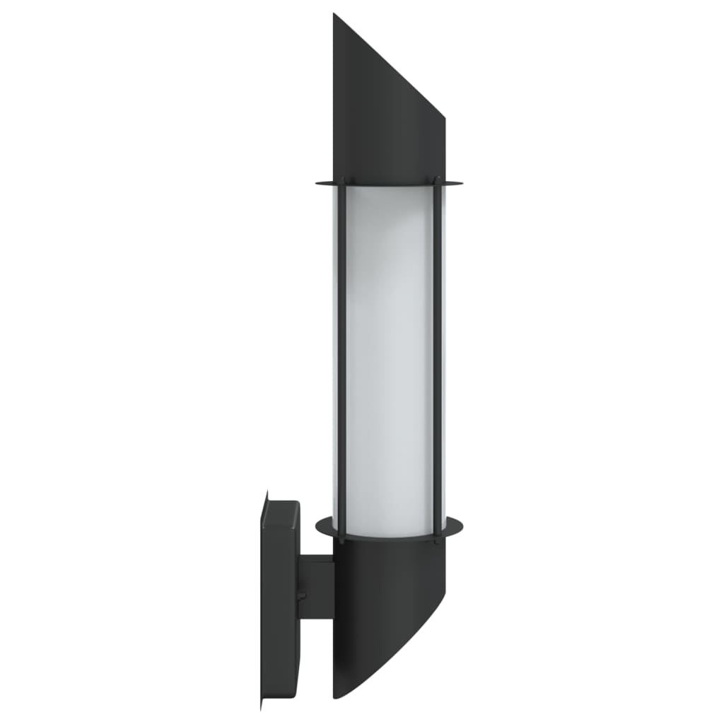 Outdoor Wall Light Black Stainless Steel