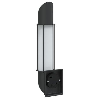 Outdoor Wall Light Black Stainless Steel