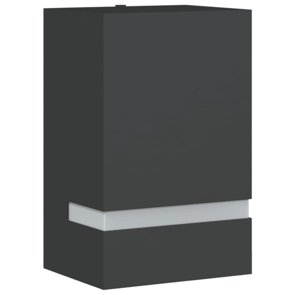 Outdoor Wall Light Black Stainless Steel