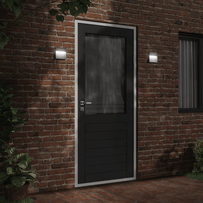 Outdoor LED Wall Light Black Die-cast Aluminium