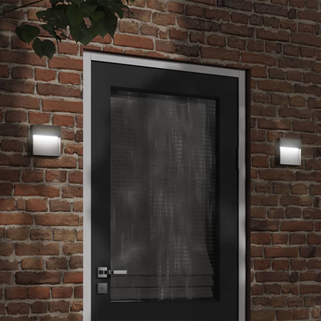 Outdoor LED Wall Light Black Die-cast Aluminium