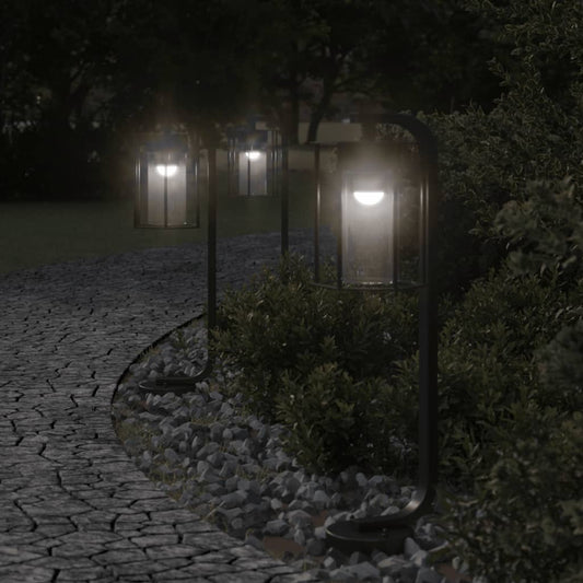 Outdoor Floor Lamp Black 60 cm Stainless Steel