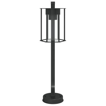 Outdoor Floor Lamps 3pcs Black 60 cm Stainless Steel