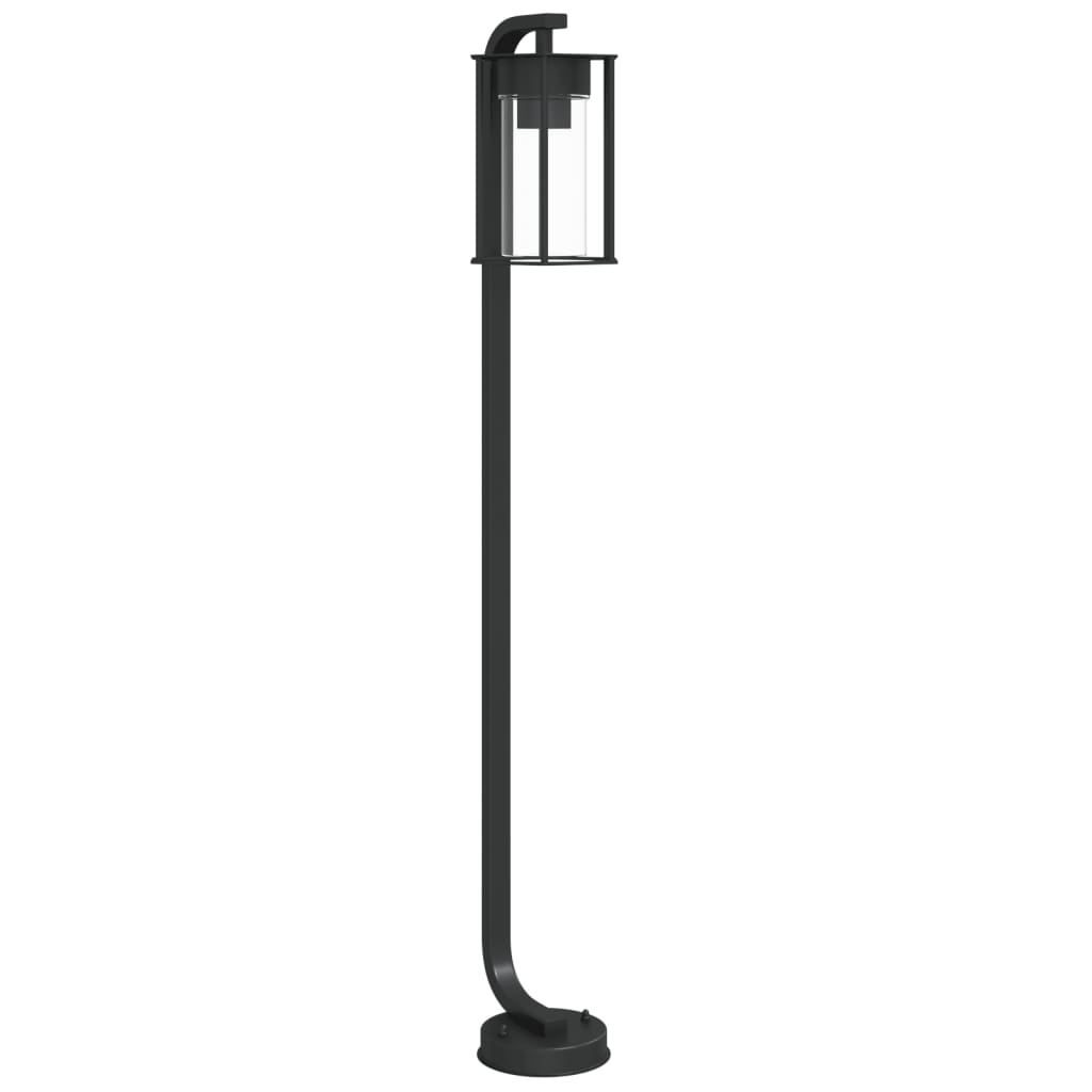 Outdoor Floor Lamp Black 100 cm Stainless Steel