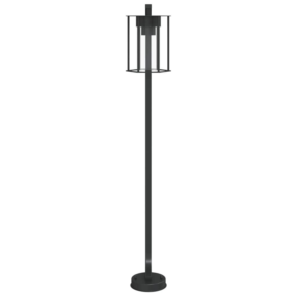 Outdoor Floor Lamp Black 100 cm Stainless Steel