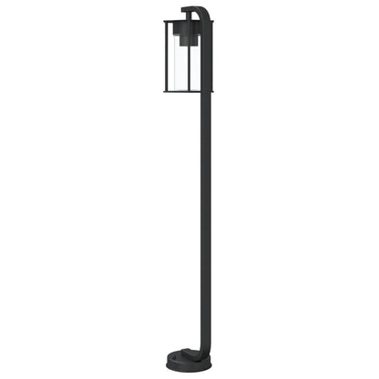 Outdoor Floor Lamp Black 100 cm Stainless Steel