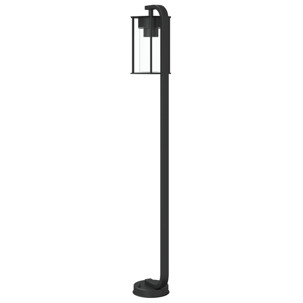 Outdoor Floor Lamps 3pcs Black 100 cm Stainless Steel