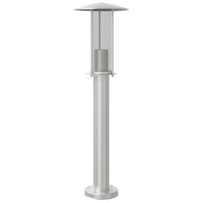 Outdoor Floor Lamp Silver 60 cm Stainless Steel