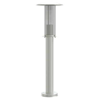 Outdoor Floor Lamp Silver 60 cm Stainless Steel