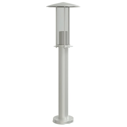 Outdoor Floor Lamp Silver 60 cm Stainless Steel