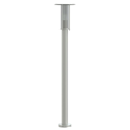 Outdoor Floor Lamps 3pcs Silver 100 cm Stainless Steel