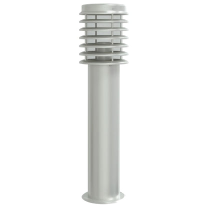 Outdoor Floor Lamp Silver 60 cm Stainless Steel