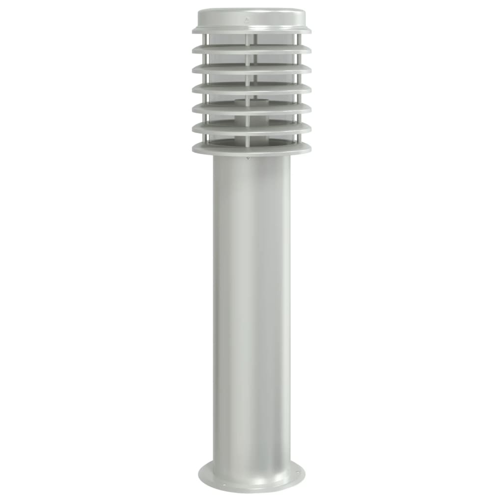 Outdoor Floor Lamp Silver 60 cm Stainless Steel