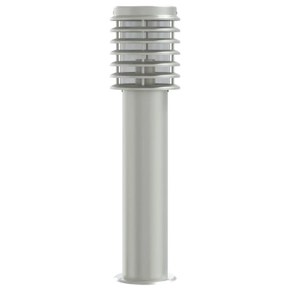 Outdoor Floor Lamp Silver 60 cm Stainless Steel