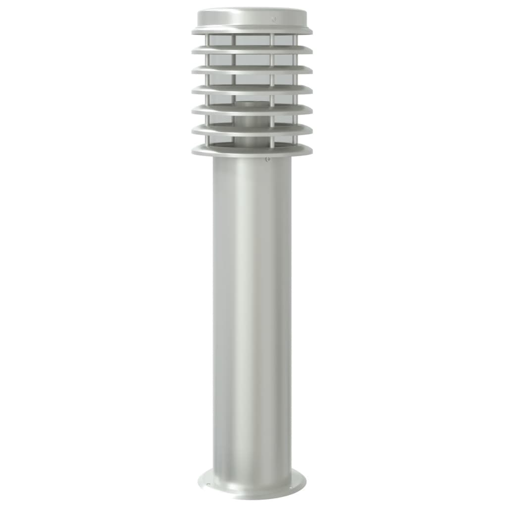 Outdoor Floor Lamp Silver 60 cm Stainless Steel