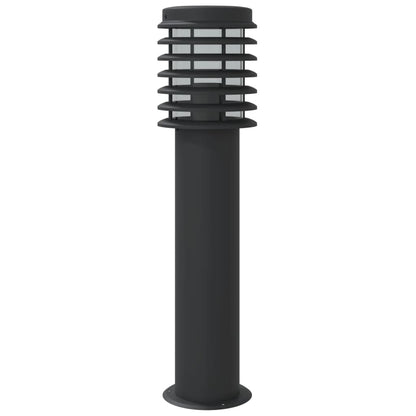 Outdoor Floor Lamps 3pcs Black 60 cm Stainless Steel