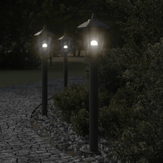 Outdoor Floor Lamp Black 80 cm Stainless Steel