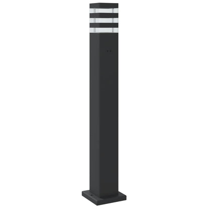 Outdoor Floor Lamp Black 80 cm Aluminium