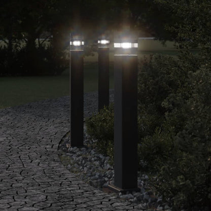 Outdoor Floor Lamp Black 80 cm Aluminium