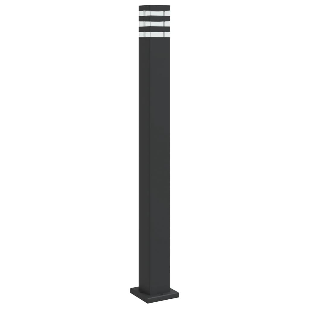 Outdoor Floor Lamp Black 110 cm Aluminium