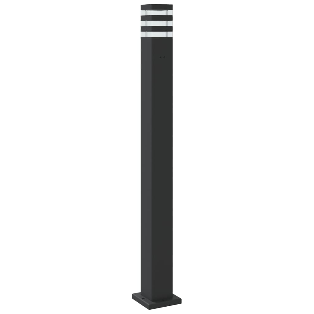 Outdoor Floor Lamp Black 110 cm Aluminium