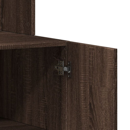 Kitchen Cabinet Brown Oak 95x50x180 cm Engineered Wood