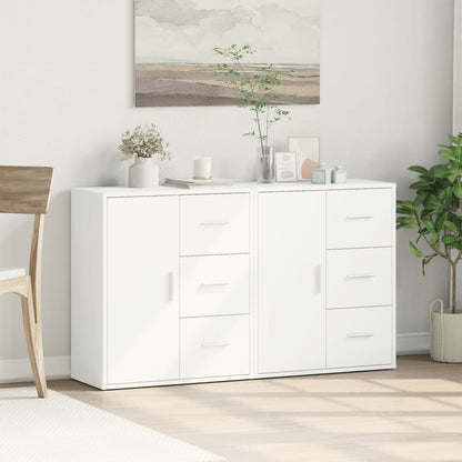 Sideboards 2 pcs White 60x31x70 cm Engineered Wood