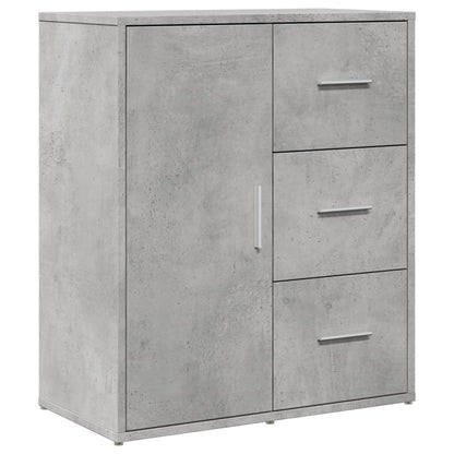 Sideboards 2 pcs Concrete Grey 60x31x70 cm Engineered Wood