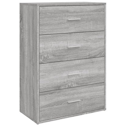 Sideboards 2 pcs Grey Sonoma 60x31x84 cm Engineered Wood