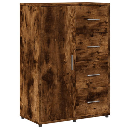 Sideboards 2 pcs Smoked Oak 60x31x84 cm Engineered Wood