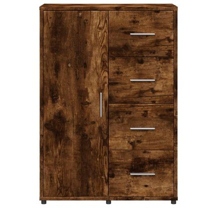 Sideboards 2 pcs Smoked Oak 60x31x84 cm Engineered Wood
