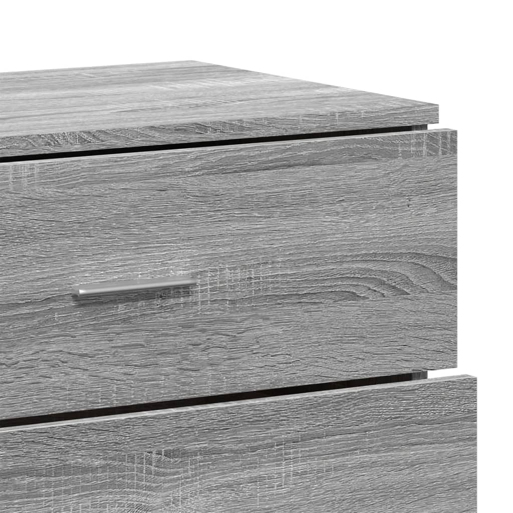 Sideboards 3 pcs Grey Sonoma Engineered Wood