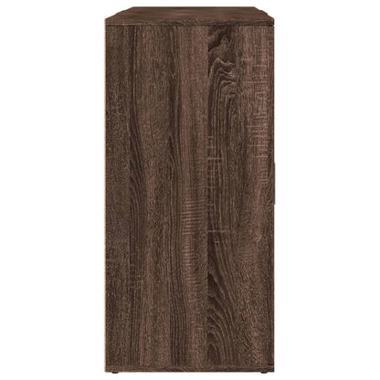 Sideboards 3 pcs Brown Oak Engineered Wood